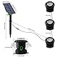T-SUN Solar Teichbeleuchtung RGB Solar Unterwasserstrahler LED Teich Licht mit IP68 wasserdicht, RGB-Farbwechsel Landschaftsscheinwerfer Gartenbeleuchtung für Garten, Patio, Baum (3 Set)