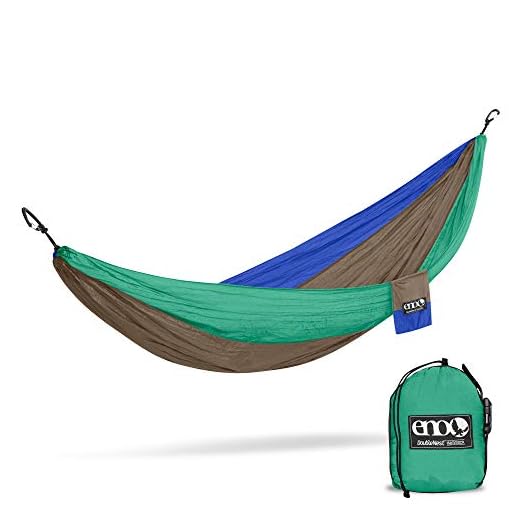 ENO, Eagles Nest Outfitters DoubleNest Lightweight Camping Hammock, 1 to 2 Person, Special Edition Colors, ATC