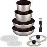 【Amazon.co.jp限定】和平フレイズ フライパンセット 9点A サンド 取っ手が取れる IH対応 ガス オーブン 食洗機対応 PFOAフリー ふっ素樹脂加工 母の日 父の日 プレゼント ギフト Lycka リュッカ AMB-1927