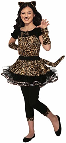 Vestido disfraz gato salvaje para niñas talla L miniatura 1