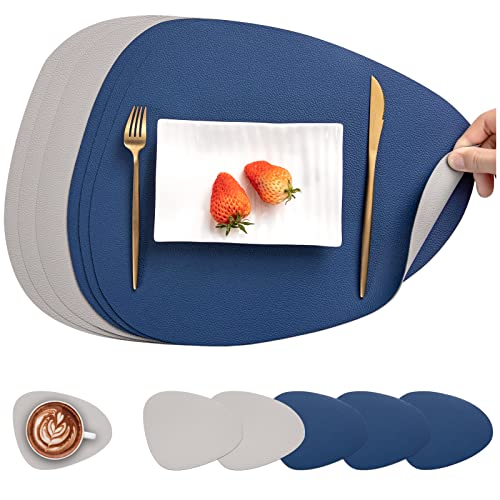 Myir JUN Leather Table Mats and Coasters