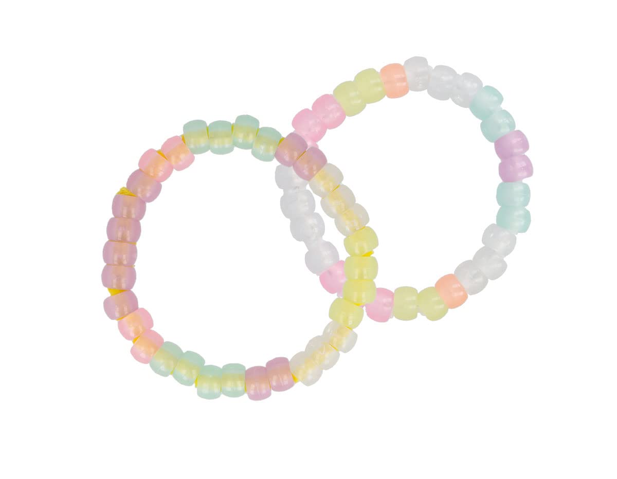 200 Perles Phosphorescentes UV Pour Bracelets DIY | Brillent Dans Le Noir | 9 Couleurs
