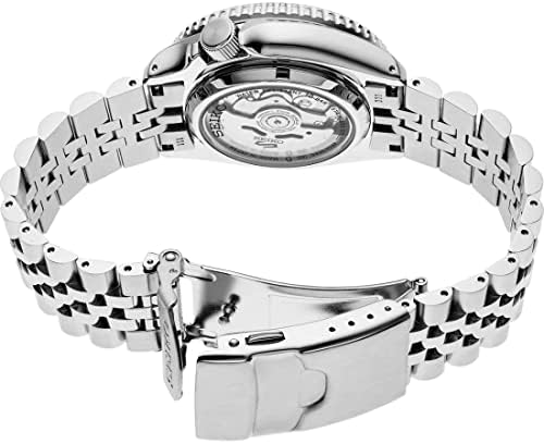 SEIKO SSK001 Automatic Watch for Men - 5 -Sports - Black Dial with Date Calendar and Luminous Hands & Markers and Black & Gray GMT Bezel, 100m Water-Resistant — view 4