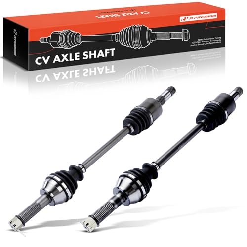 A-Premium Pair (2) Rear CV Axle Shaft Assembly Compatible with Polaris Ranger 500 2007-2009, Ranger 700 2007, Ranger 800 2010-2017, Ranger Crew 700, Ranger XP 700, Driver and Passenger Side