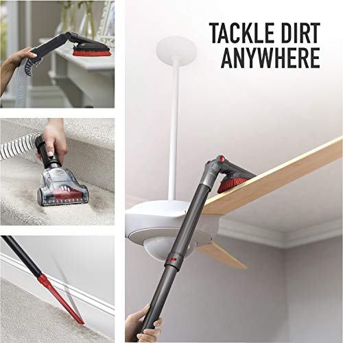 Hoover Windtunnel 3 Max Performance Pet, Bagless Upright Vacuum Cleaner, Hepa Media Filtration, For Carpet And Hard Floor, Uh72625, Red #TOP5