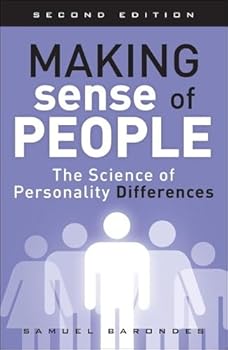 Hardcover Making Sense of People: The Science of Personality Differences Book