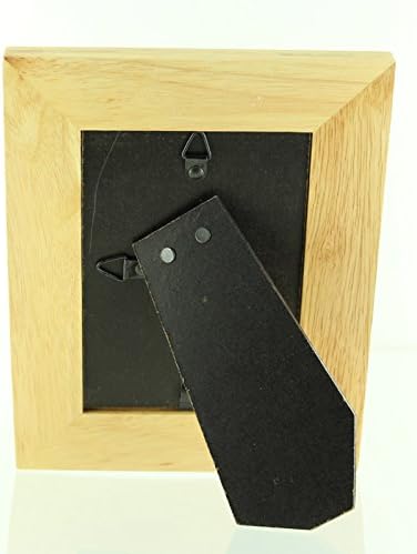 SHOP AWARDS AND GIFTS Wooden Picture Frame for Family Photo, Alderwood, Holds 3-1/2 x 5 Inch Photograph, 7-1/2 x 5-7/8 Inch, Personalized