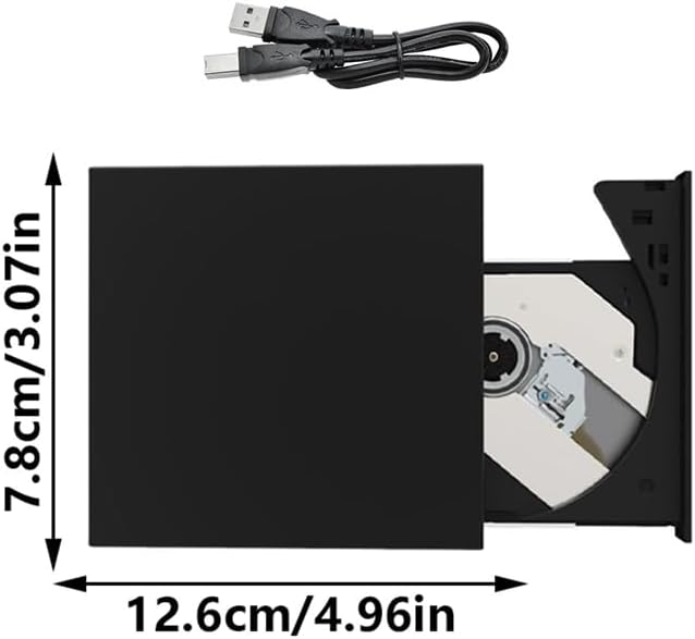 Unidad Externa CD/DVD para Laptop USB Tipo C miniatura 7