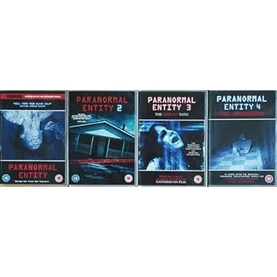 PARANORMAL ENTITY 1-4 COMPLETE COLLECTION / 1. PARANORMAL ENTITY / 2. PARANORMAL ENTITY 2 / 3. THE EXORCIST TAPES / 4. THE AWAKENING = ULTIMATE 4x DVD UK SET