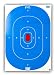 Pro-Shot Products Silhouette Target (8 Pack), Blue, Blue, 12x18 (SILH-INTP-BLUE-8PK)
