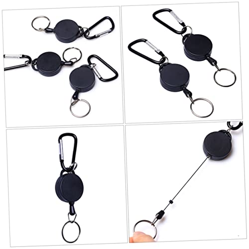 Gogogmee Porta-Chaves Retrátil 3 Peças Distintivo De Enfermeira Crachás Carretel De Crachá Retrátil