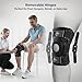Fit Geno Hinged Knee Brace for Meniscus Tear: Adjustable Knee Support for Knee Pain w/Side Stabilizers & Hinges for Injury or Surgery Recovery - Men and Women