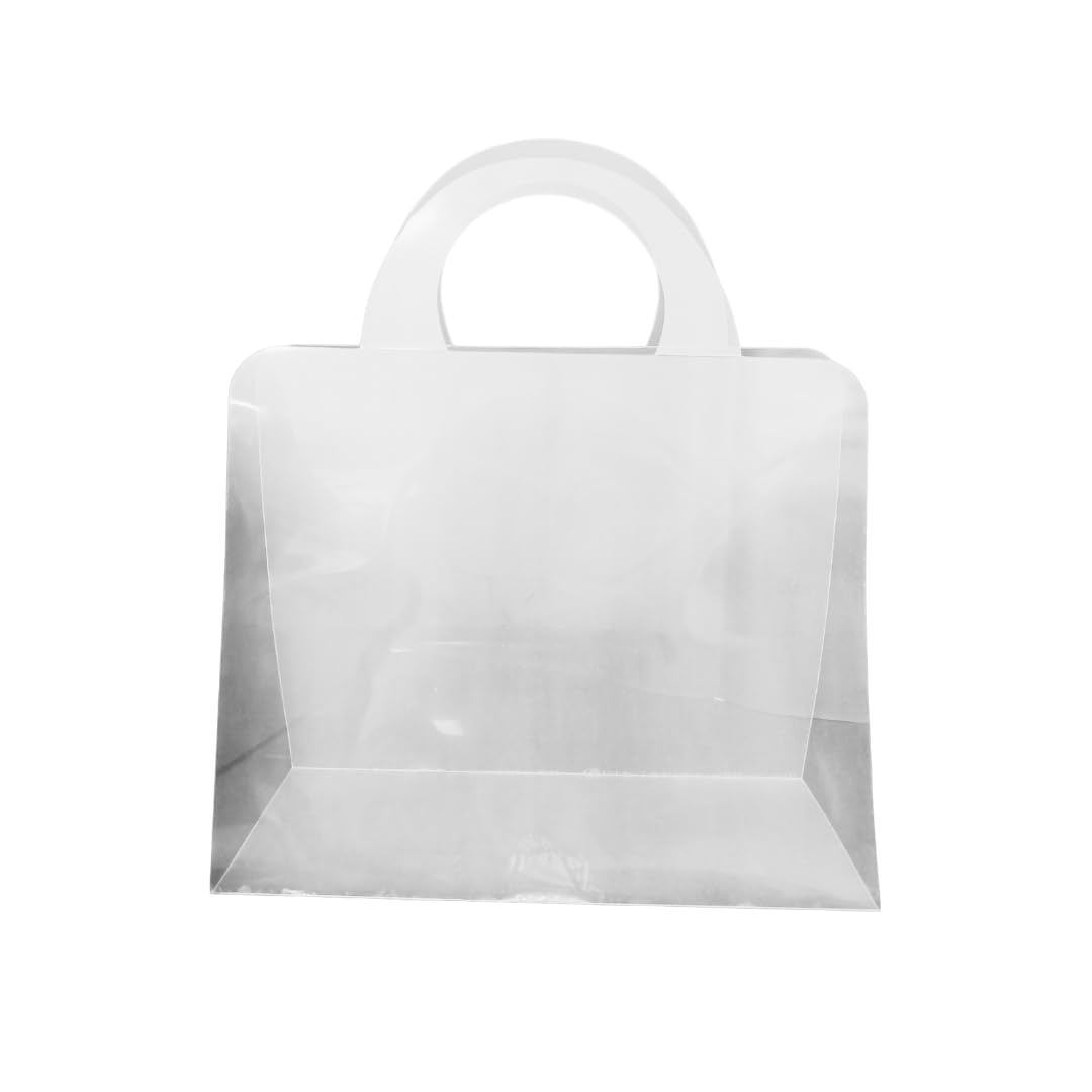 Oasis Transparent Gift Bag, 10pcs, Foldable, Empty, Decorative, Reusable, 30x35 cm, Multipurpose Birthday, Anniversary, Wedding, Return Gifts Hamper Packaging Transparent Tote Bag (B0CSNKW9LT) Amazon Price History, Amazon Price Tracker