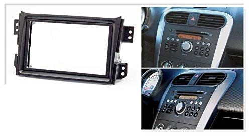 Sound Way Mascherina 2 DIN, Supporto Autoradio Compatibile con Opel e Suzuki