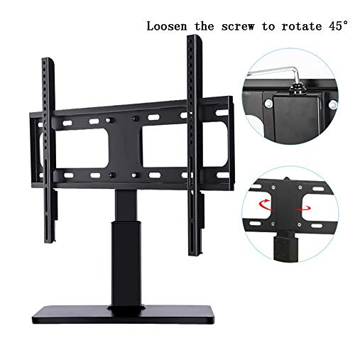 Base de mesa para TV 32"-60" con altura ajustable y giro 90° miniatura 3
