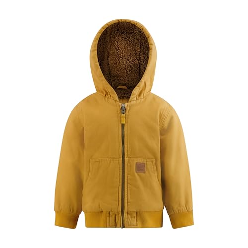Image of LONDON FOG Boys' Hooded Sherpa-Lined Bomber Jacket