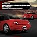 Convertible Soft Top Replacement w/ Plastic Window Compatible with BMW E36 Z3 & M Roadster Convertibles 1996-2002 Black
