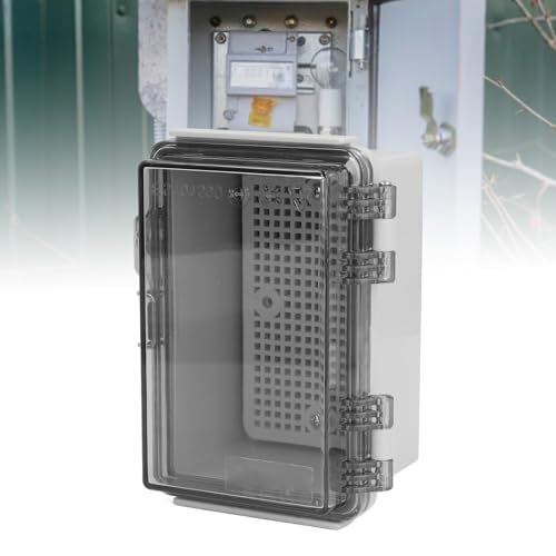 Caixa de Junção Elétrica, Gabinete de Plástico ABS à Prova D'água IP67, 100x150x90MM, Tampa Articul