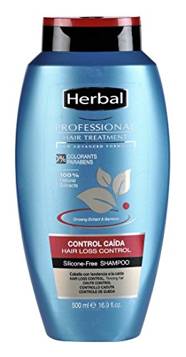 Herbal Professional Treatment Hair Loss Control Champú - 500 ml - [paquete...