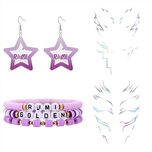vavkvr Inspired Merch Set Includes Earring Bracelets Tattoo K pop Concert Outfit Accessories Gifts for Teens Fans Women Men