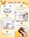 LSLYHTC Therian Mask Kit, DIY White Felt Cat Masks to Paint Furry Animal Mask for Halloween Masquerade Party Favor Cosplay Party and Costume Parties