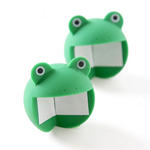 Image of MXY Safety Anti-Collision Edge Corner Guard Protector Soft Silicone Thickening Collision Angle Table Desk Cover Pad Pack of 2 Units Green Frogs