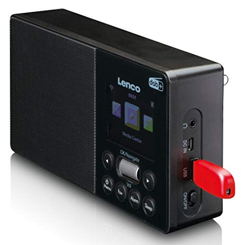 Lenco PIR-510 draagbare internetradio - DAB+ en FM-radio - Spotify Connect - WLAN - USB speler en lader - 2,4" TFT LCD - 2 Watt RMS - geïntegreerde accu met 2200 mAh - 3,5 mm aansluiting - zwart - Image 7