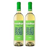 Vino Blanco Monologo Verdejo de 75 cl - D.O. Rueda - Bodegas Solar Viejo Laguardia (Pack de 2 botellas)