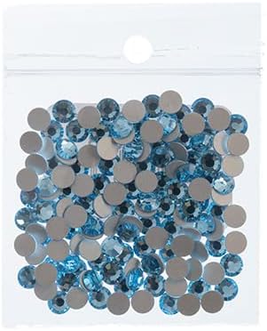 144 Pieces SS20 Preciosa Maxima Czech Crystal Flat Back 438 11 615, Rhinestones for Crafts, Aquamarine