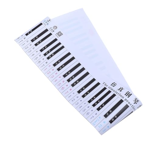 TOYANDONA 1Pc 88 Piano Clavier Tableau Mural Pratique Carte Lettre Piano Autocollants 88 Touche Simulation Clavier Numérique Piano Lettre Autocollants Piano Clavier Papier Keyborad Piano - Les Beatles, Paul McCartney, John Lennon, RIngo Starr, George Harrison TOYANDONA 1Pc 88 Piano Clavier Tableau Mural Pratique Carte Lettre Piano Autocollants 88 Touche Simulation Clavier Numérique Piano Lettre Autocollants Piano Clavier Papier Keyborad Piano