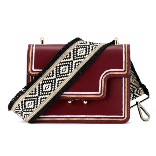 Image of ZOOEASS Nickel Buckles Wide Shoulder Strap Adjustable Replacement Belt Gun Buckles Guitar Style Crossbody Bag Strap