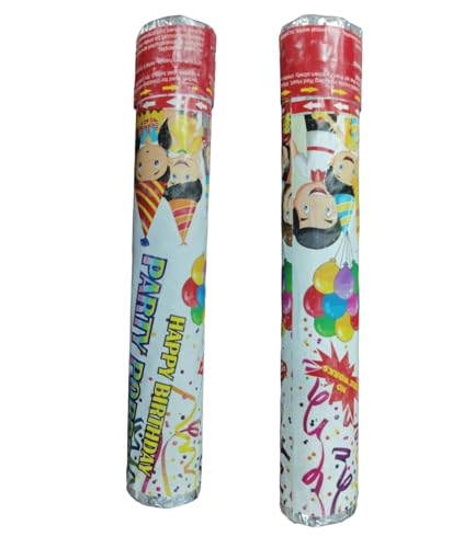 Image of Crave Party Poppers- Birthday /Popper & Bachelor /Anniversary Celebration (30cm Packing, Happy Birthday)