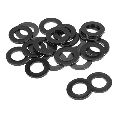 uxcell Nylon Flat Washers M20 36mm OD 20mm ID 3mm Thickness for Faucet Pipe Water Hose, Pack of 50