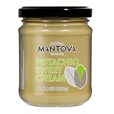 Mantova Pistachio Sweet Cream – Authentic Italian Pistachio Spread, Gourmet Pastry & Croissant Filling, Dessert Topping, Nut Butter, Made in Italy, 6.35 oz (Pack of 1)