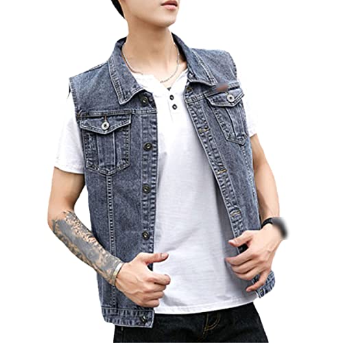 Veste en jean grande taille femme XL gris blanc blouson denim extensible