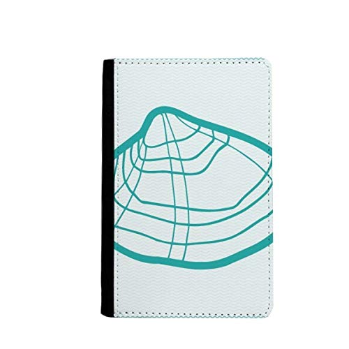 Étui de voyage pour passeport vert festonné idéal pour vos vacances