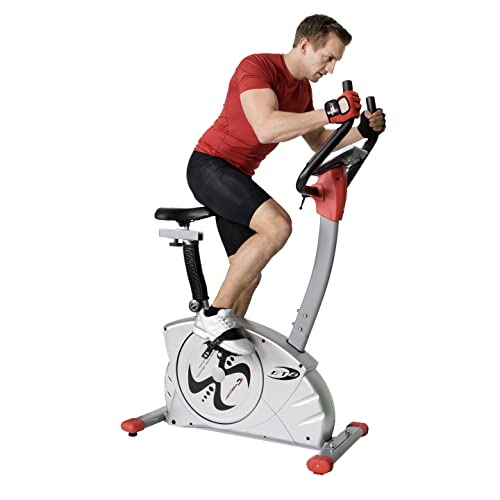 Christopeit Sport Ergometer Heimtrainer ET 6 inkl. Pulsmessgurt - 24-Stufig, bis 150kg Gewicht, 12kg Magnet-Bremssystem… – Bild 5