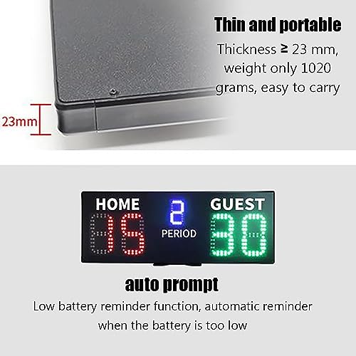Marcador LED para pared multisport con control remoto miniatura 6