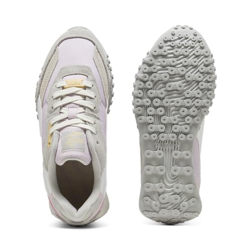 Image of PUMA Unisex-Adults Blktop Rider Grape Mist-White Sneakers, 10UK, (39272519)