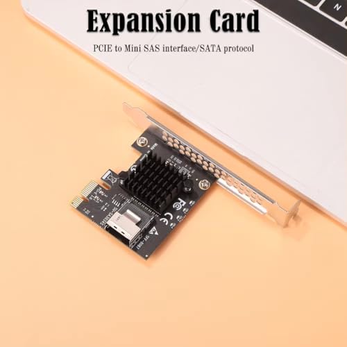 Tarjeta PCIe 1x a Mini SAS SFF-8087 adaptador mini PCI Express X1 2.0 para minería 4