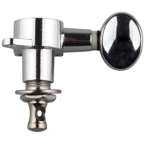 Futheda 4 Stks Verzegelde Ukulele Tuners String Tuning Pegs Keys Zilver Ingesloten Tuners Machine Hoofden met schroeven Set voor 4 String Gitaar - Image 4
