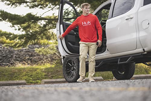 Image of HUK Men's Icon X Long Sleeve Shirt, Performance Fishing Shirt
