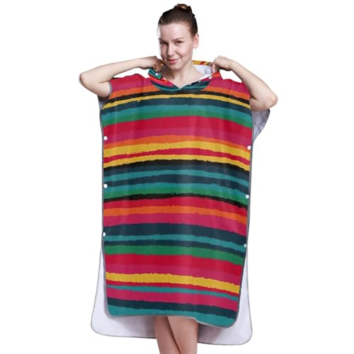 Poncho de surf avec capuche : ne frissonnez plus sur la plage - 4