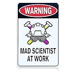 Mad Scientist Wall Decor Science Poster - 8x12