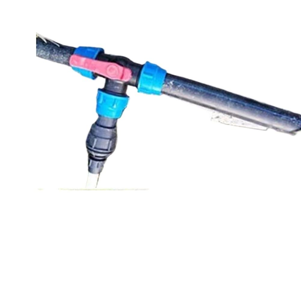 1 conector de tubo de ajuste rápido de polietileno SMA*/rt Acoplador en T de 20 mm, 25 mm, 32 mm (rosca hembra, 32 mm)