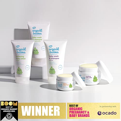 Green People Organic Babies Softening Baby Lotion 150ml | Natural & Organic Face & Body Moisturiser for Babies | Scent Free, Eczema-Friendly & Gentle on Sensitive Skin | Paraben Free, Cruelty Free - Image 3