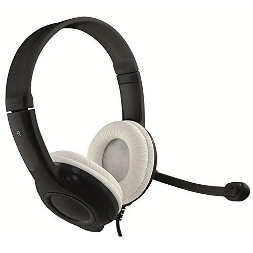 Mediatech - Media-Tech Epsilon mt3573 - Auriculares de Diadema alámbricos estéreo minijack 3.5mm con micrófono y Control de Volumen para Jugadores