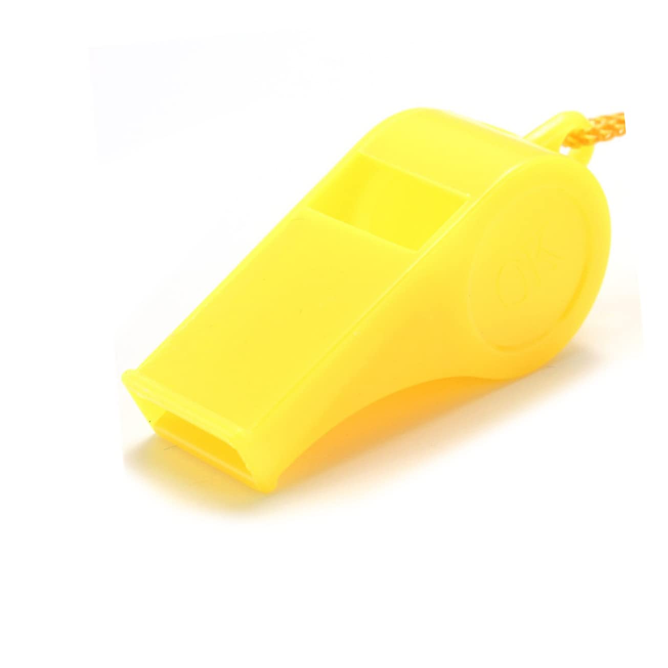 ibasenice 8Pcs Sports Whistle with Lanyard Durable Plastic Referee Whistles Random Colors for and Safety Use for Games and Events