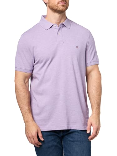 Image of Tommy Hilfiger Men's Short Sleeve Polo Shirts in Regular Fit With Stretch and Organic Pique Cotton