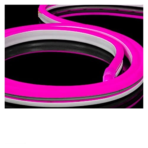 Bande lumineuse néon rose 12V étanche pour éclairage extérieur